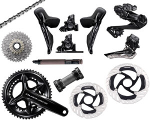 Shimano Gruppo DURA ACE Di2 R9270 2x12 velocità 140/160mm